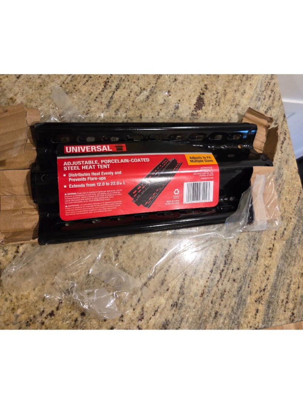 Universal 1001 541 893 Adjustable Porcelain Coated Steel heat Tent